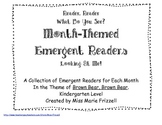 September, October, November, and December Emergent Readers