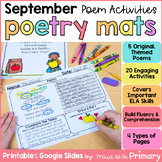 September Poems of the Week - School Poetry Activities, Sh