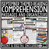 September Poetry Fables Reading Comprehension Passages Que