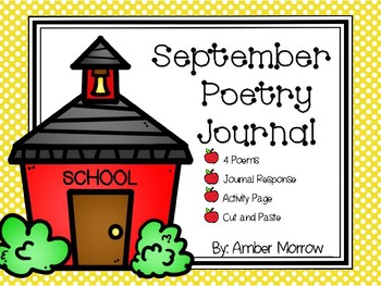 September Poetry Journal by Amber Morrow | TPT