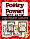 Poem of the Week: SEPTEMBER BUNDLE Poetry Power!
