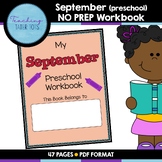 September (Preschool) NO PREP Workbook
