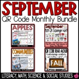 September QR Codes | Language Arts, Math, Science, and Soc