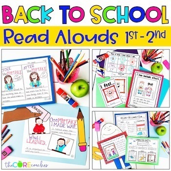 Preview of Back to School Read Alouds Reading Activities 2 - September