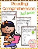 September Reading Comprehension