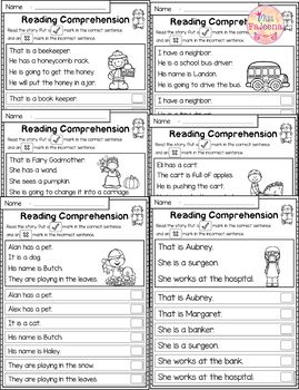September Reading Comprehension Passages by Miss Faleena | TpT