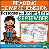 September Reading Comprehension Passages for Kindergarten 