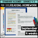 September Reading Homework for 4th & 5th PAPER-SAVING colo