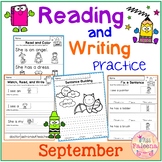 September Reading and Writing Practice