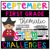September STEM Challenges (First Grade)
