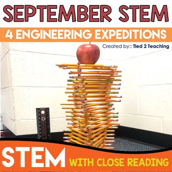 Preview of September STEM Activities and Challenges with Close Reading Passages