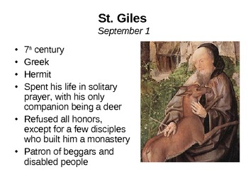Preview of September Saint of the Day
