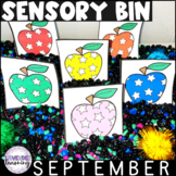 September Sensory Bin - Apples Sensory Bin - Fall Sensory 