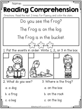 September Sequencing Reading Comprehension by Teaching Biilfizzcend