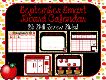 Preview of September Smart Board Calendar
