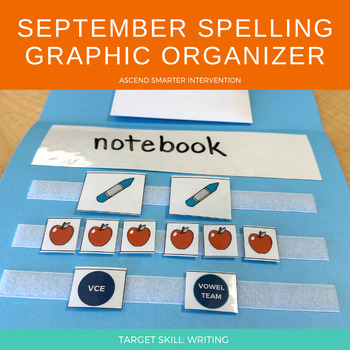 Preview of September Spelling Graphic Organizer