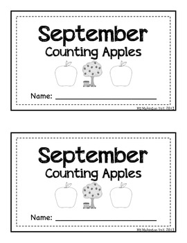 Preview of September Themed - Interactive Math Reader