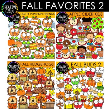 Preview of Fall Clipart Favorites 2 Bundle: Formerly September VIP 2020