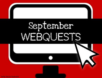 Preview of September Webquests - Labor Day, Constitution, Rosh Hashanah, Talk Like a Pirate
