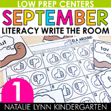 September Write the Room 1st Grade Literacy Centers