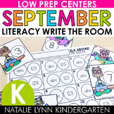 September Write the Room Kindergarten Literacy Centers