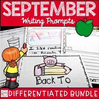 September Writing Prompts Journal BUNDLE by PrintablePrompts | TpT