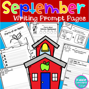 September Writing Activities for first or second grade by Kiddie Concepts