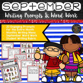 September Writing Prompts by Kelly Avery Mrs Avery's Island | TpT