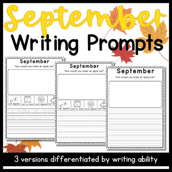 September Writing Activities and Prompts by Nikki Starrs | TPT