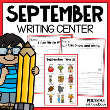 September Writing Center by Pocketful of Centers | TpT