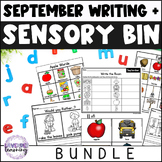 September Writing Center and Sensory Bin Bundle - Septembe