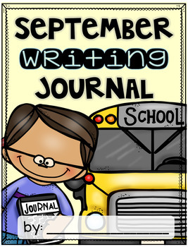 September Writing Journal{3 levels] by Chalkboard Superhero | TPT