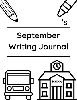 September Writing Journal by Wolffes Wunderkinders | TPT