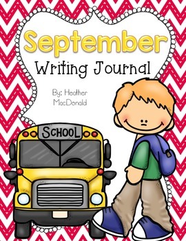 September Writing Journal Covers by Two Steppin' Texas Teacher | TpT