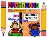 September Writing Journal Prompts, Lists, Story Starters &