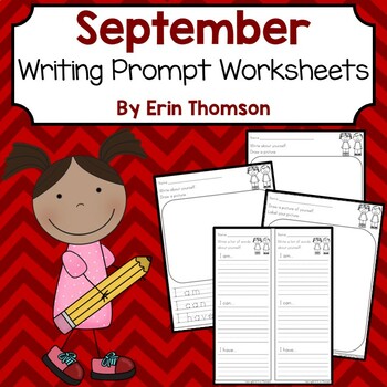 September Writing Prompt Worksheets ~ 20 Writing Prompts | TPT