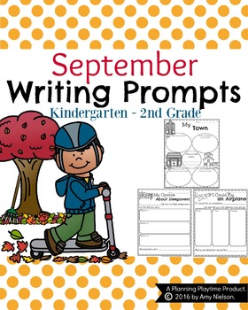 September Writing Prompts by Planning Playtime | TpT