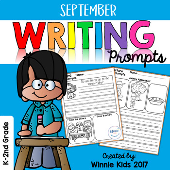 September Writing Prompts by Winnie Kids | TPT