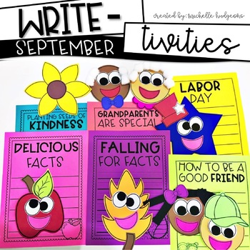 September Writing Prompts | Back to School Activities | Apple Writing