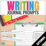 September Writing Prompts - Daily Quick Write Journal Activities