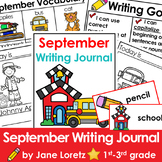 September Writing Prompts, Daily Writing Journal 1st grade
