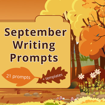Preview of September Writing Prompts: Daily Writing Prompts For Grades 4 & 5