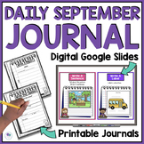 September Writing Prompts First Grade | Back To School Wri