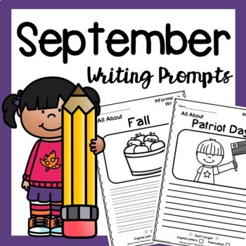 September Writing Prompts | Johnny Appleseed and Patriot Day Writing