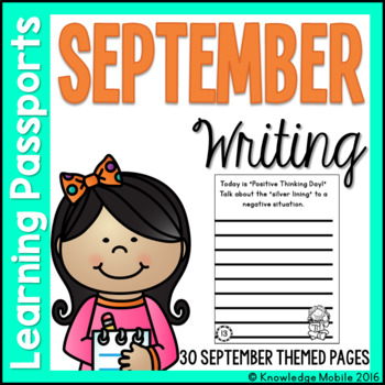 September Writing Prompts - Learning Passport by Knowledge Mobile