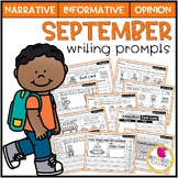 September Writing Prompts | Real-World/Draw & Write Format
