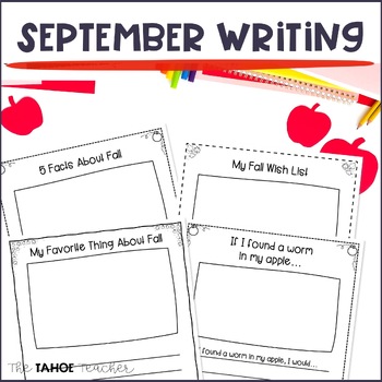 September Writing and Craft | Beginning of the Year, Fall, Back to School