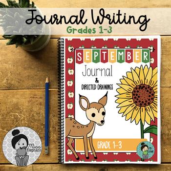 Preview of September Writing prompts 2nd Grade and 3rd Grade