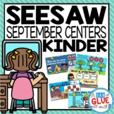 September and Fall Seesaw Activities for Kindergarten