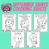 September Catholic saints coloring pages